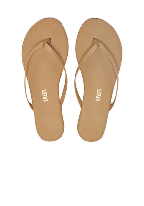 TKEES Foundations Matte Flip Flop in Brown. Size 7. Also in 10, 6, 8, 9.