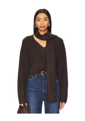 Stitches & Stripes Dax Pullover in Brown. Size M. Also in S, XS, L, XL.