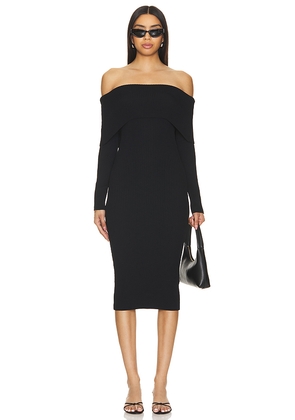 superdown Loraine Midi Dress in Black. Size XS. Also in S.