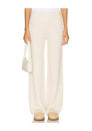 Tularosa Hannah Knit Pant in Beige. Size M. Also in XS, S, L.