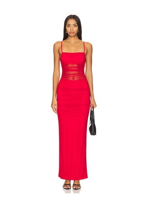 superdown Celeste Maxi Dress in Red. Size S. Also in XS, XXS.