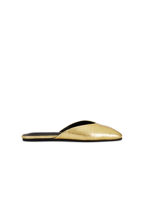 Tony Bianco Harry Flat in Metallic Gold. Size 6. Also in 5, 6.5.
