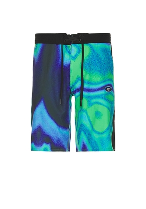 Rivvia Projects Logger 18 Swim Trunk in Blue. Size 34. Also in 30.