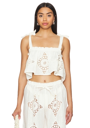 Tularosa Olivia Top in Ivory. Size M. Also in L, XL.