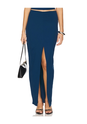 Susana Monaco Open Front Skirt in Blue. Size S. Also in M, XS.