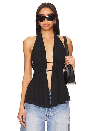 superdown Wren Top in Black. Size S. Also in L, M.