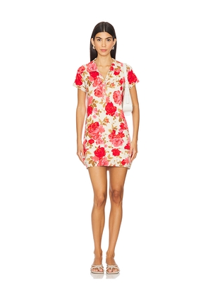 Show Me Your Mumu Dexter Button Sweater Dress in Cream. Size XS. Also in S.