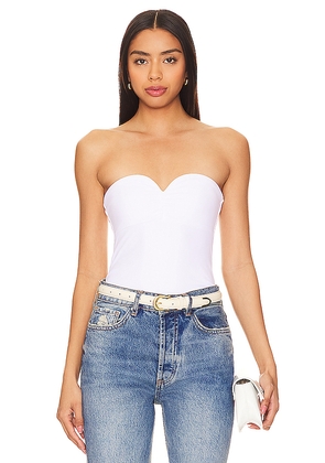 Susana Monaco Sweetheart Tube Top in White. Size XL. Also in L.