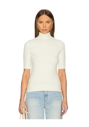 SEROYA Yael Knit Top in Cream. Size XL. Also in L.