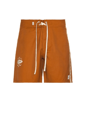 Rhythm Atom Trunk in Burnt Orange. Size 32. Also in 34, 36.