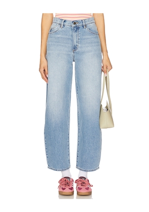 ROLLA'S Gigi Barrel Jeans in Blue. Size 25. Also in 24, 30.