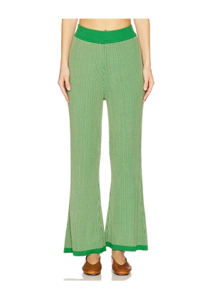 Sancia The Ceilia Knit Pant in Green. Size M. Also in XS, S, XL.