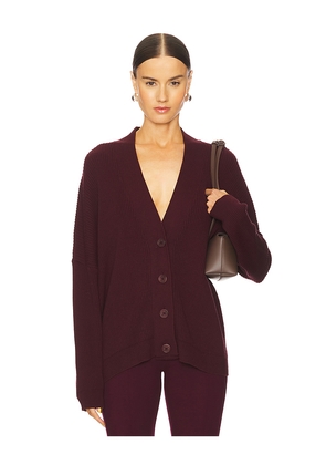 SABLYN Sparrow Cashmere Cardigan in Burgundy. Size M. Also in S, XS, L.