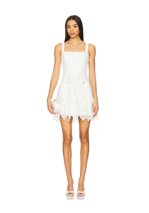 SAYLOR Verena Dress in White. Size M. Also in L, S, XS.