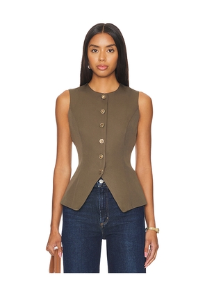 SNDYS x REVOLVE Emiliana Top in Brown. Size L. Also in M, S, XL, XS, XXL, XXS.