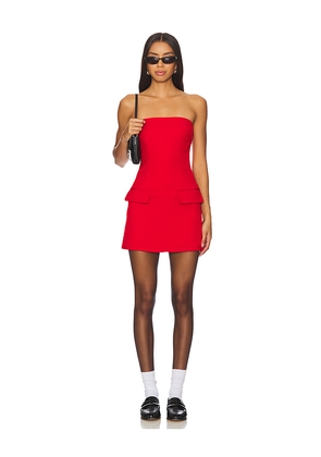 superdown Mandy Mini Dress in Red. Size M. Also in L, S, XS, XXS.