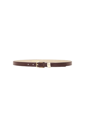 petit moments Sleek Belt in Brown. Size M/L. Also in XS/S.