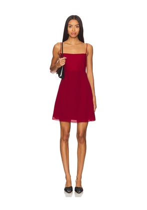 Tyler McGillivary Lyla Dress in Burgundy. Size XL. Also in XS, L.