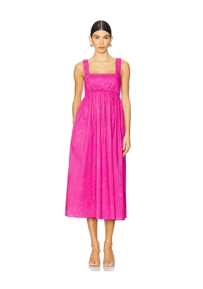 Show Me Your Mumu Fling Midi Dress in Pink. Size S. Also in XS, M.