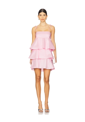 Show Me Your Mumu Meet Cute Mini Dress in Light Pink. Size M. Also in S, XS.