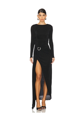 superdown Camryn Maxi Dress in Black. Size XS. Also in S, XXS.