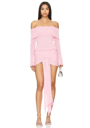 SEROYA Fay Romper in Mauve. Size M. Also in L, XL.