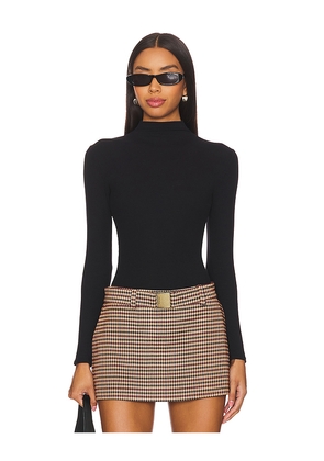 SEROYA Meg Bodysuit in Black. Size L. Also in M, XS.