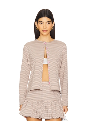 Tyler McGillivary Polly Cardigan in Neutral. Size XS. Also in S.