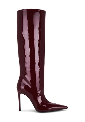 retrofete Lyra Leather Boot in Burgundy. Size 38. Also in 39, 40.