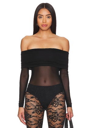 superdown Koa Bodysuit in Black. Size M. Also in S.