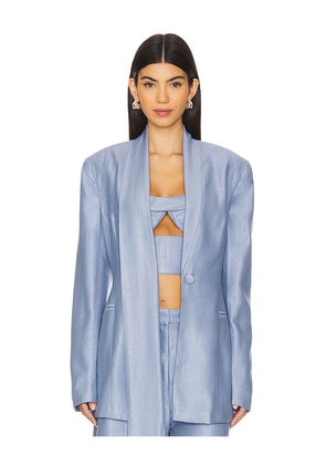 Sabina Musayev Gemini Jacket in Blue. Size M. Also in S, XS.