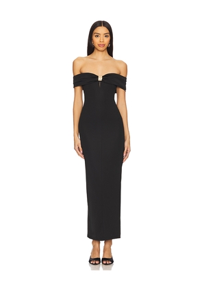 superdown Blake Off Shoulder Gown in Black. Size M. Also in XS, XXS, S, L, XL.