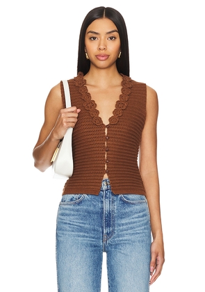 Tularosa Callia Vest in Brown. Size M. Also in L.