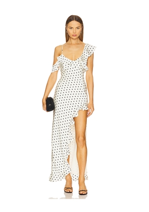 Runaway The Label Karlita Maxi Dress in White. Size M. Also in S, L, XXL.