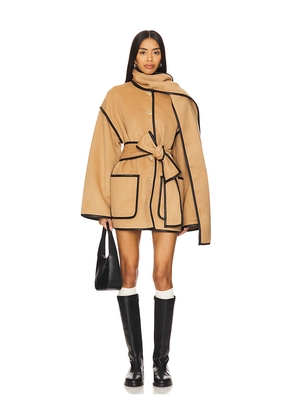 Tularosa Diana Coat in Brown. Size S. Also in M, XL.