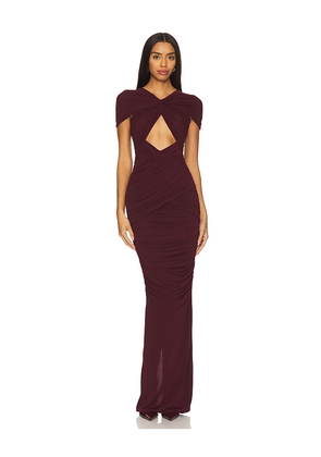Ronny Kobo Nasha Dress in Burgundy. Size L. Also in XS.