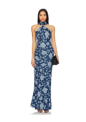 Stone Cold Fox x REVOLVE Avery Gown in Blue. Size M. Also in XL.