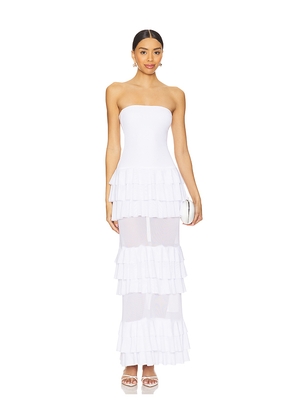 superdown Lorenza Maxi Dress in White. Size M. Also in S, XS, XXS.