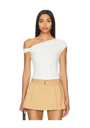 superdown x Maggie MacDonald Moxie Top in White. Size M. Also in XXS, XS, S, L.