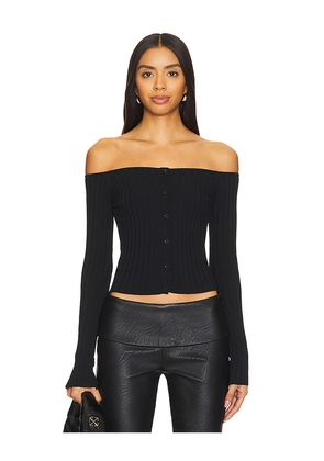 superdown Calypso Top in Black. Size M. Also in S, L.