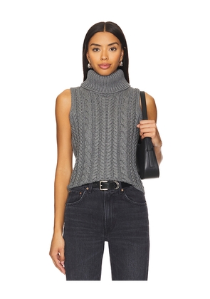 Stitches & Stripes Lotte Turtleneck Trank in Grey. Size XL. Also in XS, S.