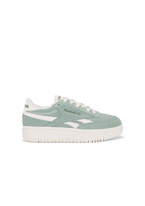 Reebok Club C Double Revenge Sneaker in Sage. Size 7. Also in 7.5, 8.