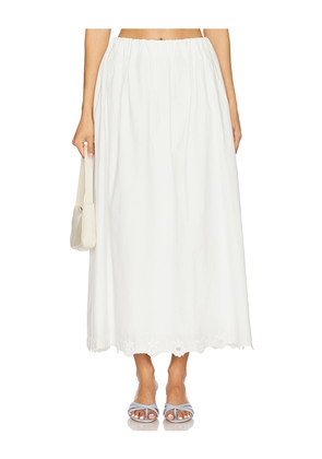 Posse Antoinette Skirt in White. Size M. Also in L, S, XS.