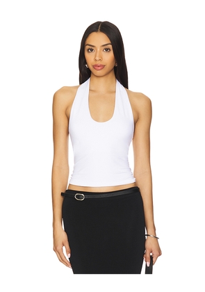 Susana Monaco Urban Halter Top in White. Size M. Also in L.