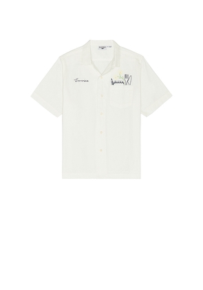 Service Works Necessities Short Sleeve Shirt in White. Size M. Also in S.