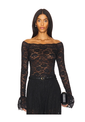 Ronny Kobo Maribeth Top in Black. Size M. Also in XS.