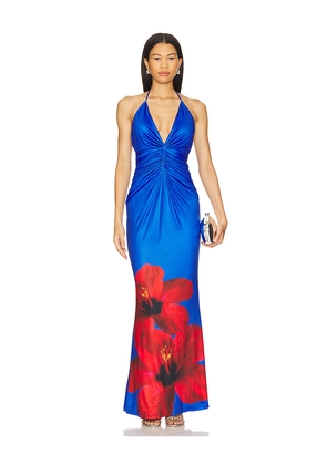 Runaway The Label Primrose Maxi Dress in Royal. Size S. Also in XS, M.