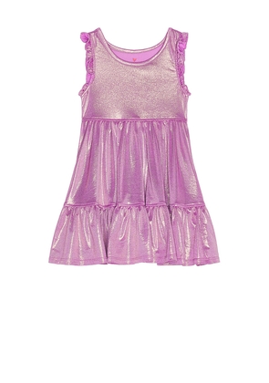 Pink Chicken Girls Lame Kelsey Dress in Purple. Size 3. Also in 2.
