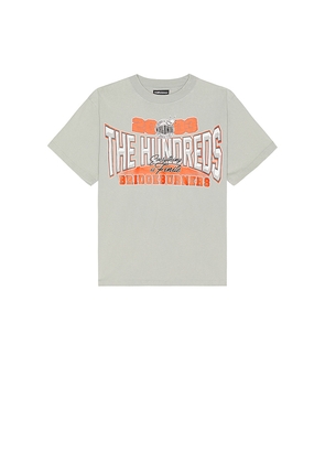 The Hundreds Finite Champs Tee in Grey. Size M. Also in S, L.