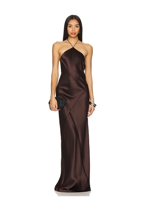 retrofete Sylvia Dress in Chocolate. Size M. Also in XS, S, L, XL.